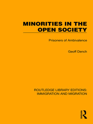 cover image of Minorities in the Open Society